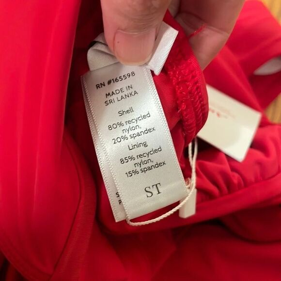 Andie The Mykonos One Piece LT Swimsuit Cherry Red Size S tall NWT - Picture 6 of 7